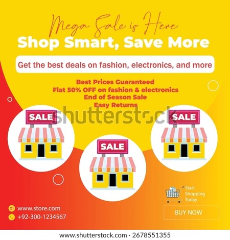 Shop Smart Save Smart Online Shop Template 