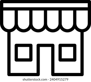 shop stand store icon vector