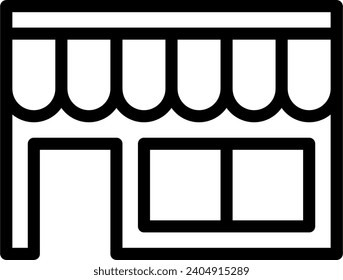 shop stand store icon vector