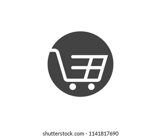 Shop, store basket vector icon Template illustration design
