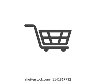 Shop, store basket vector icon Template illustration design