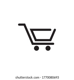 Shop, store basket vector icon Template illustration design