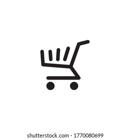 Shop, store basket vector icon Template illustration design
