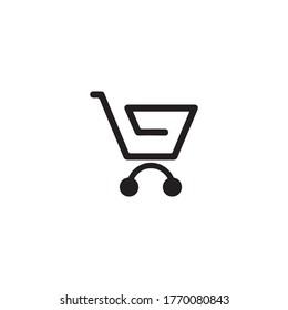Shop, store basket vector icon Template illustration design