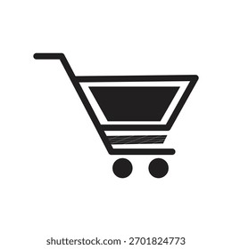 Tienda, tienda cesta icono de Vector diseño de ilustración de Plantilla