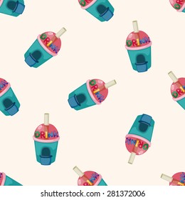 shop store , cartoon seamless pattern background