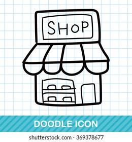 shop store color doodle