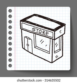 shop store doodle drawing