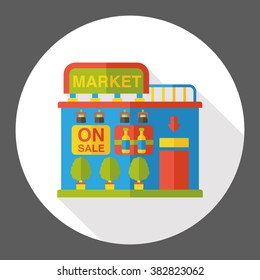 shop store flat icon