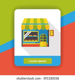 shop store flat icon