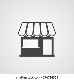 shop  store  icon   vector  illustration