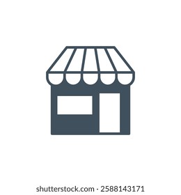 Shop Store Icon Vector Logo Template