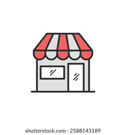 Shop Store Icon Vector Logo Template