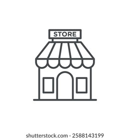 Shop Store Icon Vector Logo Template