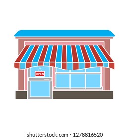 shop store icon-buy Illustration-market sign-store Sign-supermarket Isolated-building isolated-grocery Sign-storefront Illustration