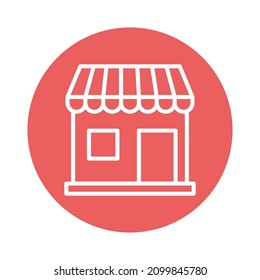 shop store Isolated Vector icon which can easily modify or edit

