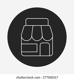 shop store line icon