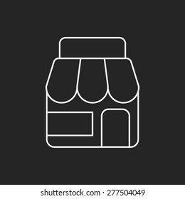 shop store line icon