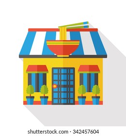 shop store noodle flat icon
