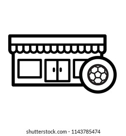 shop, store sport icon vector template