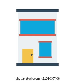 Shop store Vector icon which is suitable for commercial work and easily modify or edit it

