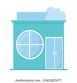 Shop And Store Vector Illustration - Laundry