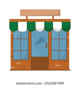 Shop And Store Vector Illustration - Pizza Store