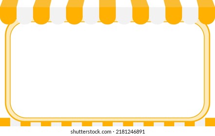 shop style orange background.vector illustration.