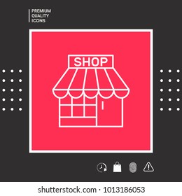 Shop symbol icon