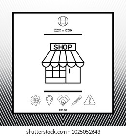 Shop symbol icon