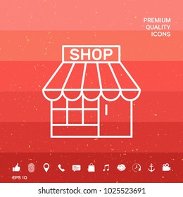 Shop symbol icon