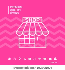 Shop symbol icon