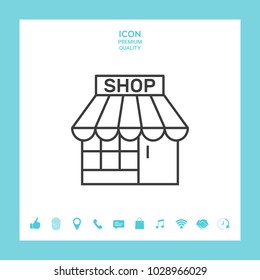 Shop symbol icon
