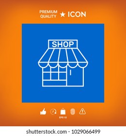 Shop symbol icon