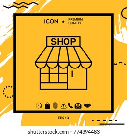 Shop symbol icon
