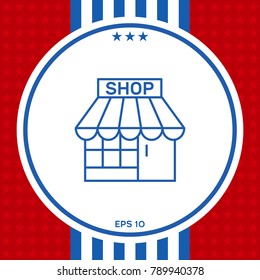 Shop symbol icon