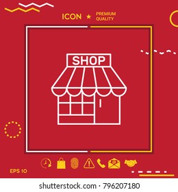 Shop symbol icon