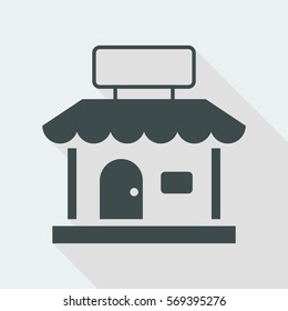 Shop symbol - Vector flat minimal icon