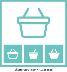 Shop symbol. Web vector graphic. Design collection.