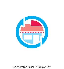 Shop Sync Logo Icon Design