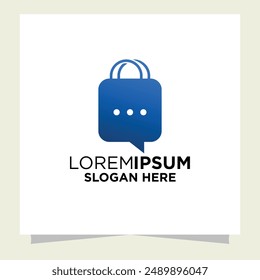 shop and talk logo concept, consult logo inspiration