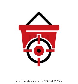 Shop Target Logo Icon Design