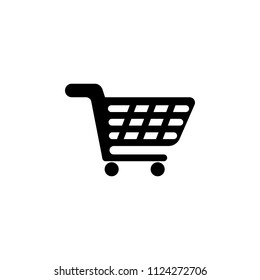 Shop trolley icon , vector sign design