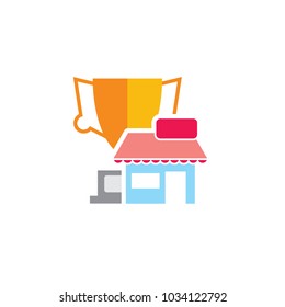 Shop Trophy Logo Icon Design