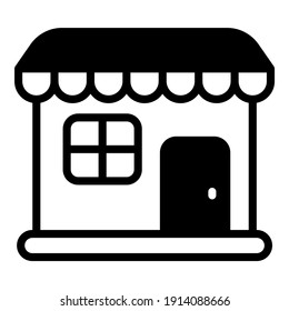 icono de venta de vectores de tienda negro, icono de compra y descuento.
