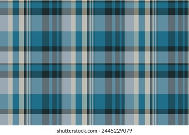 Shop vector check pattern, textured texture fabric plaid. Poncho background textile seamless tartan in cyan and pastel colors.
