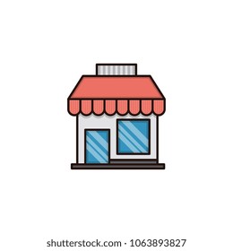 Shop vector icon