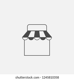 Shop vector icon