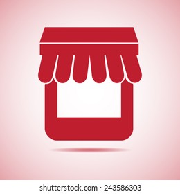 Shop vector icon