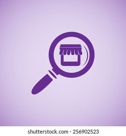 Shop vector icon 